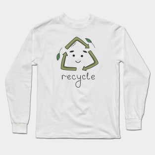 Recycle symbol Long Sleeve T-Shirt